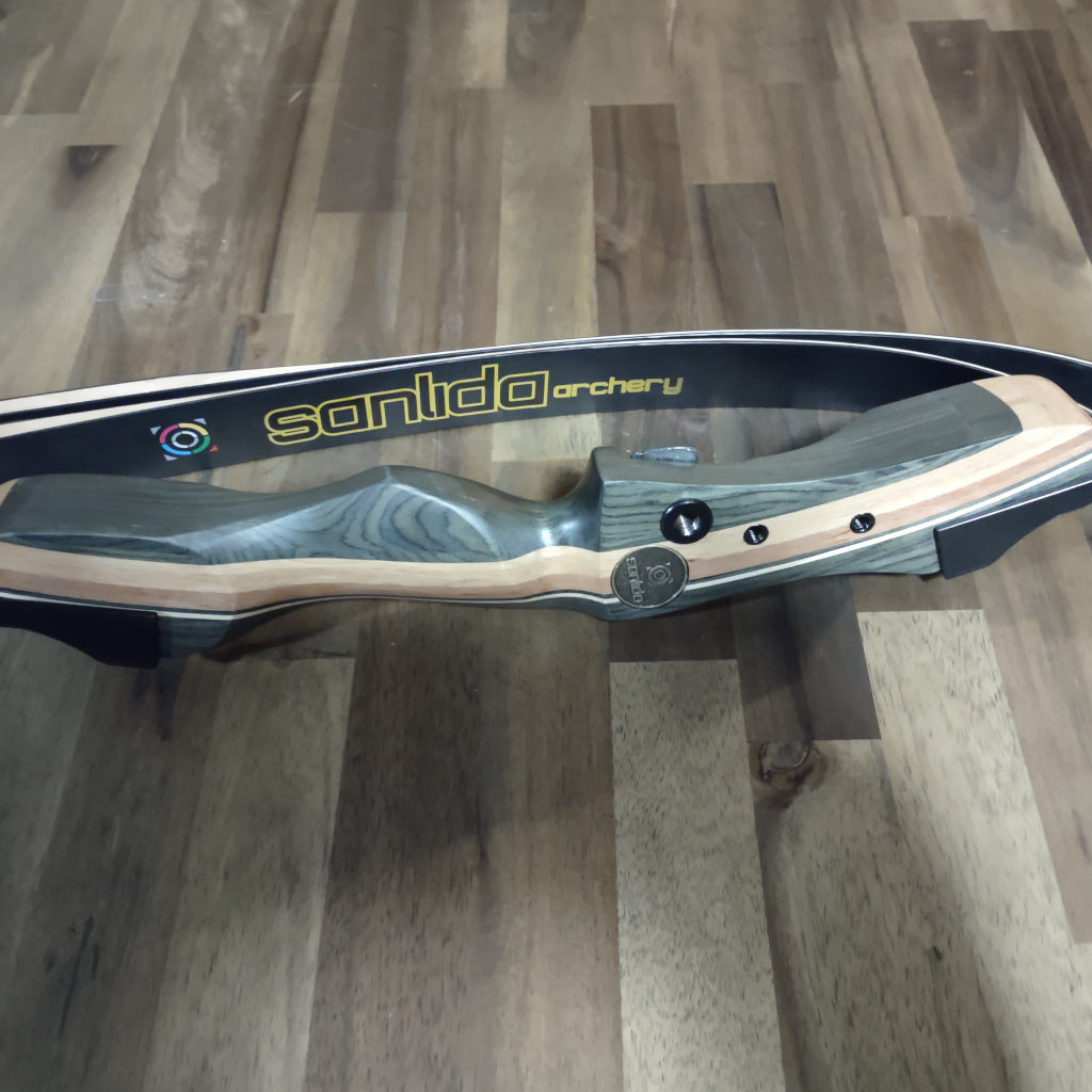 Sanlida 62" Recurve Bow RH w/24 Black Limbs Arrow Addiction