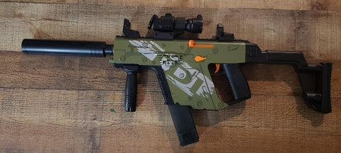 Clearance - Green Kriss Vector Shell Ejecting Soft Bullet Gun