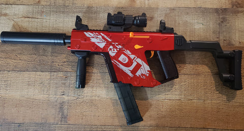 Clearance - Red Kriss Vector Shell Ejecting Soft Bullet Gun