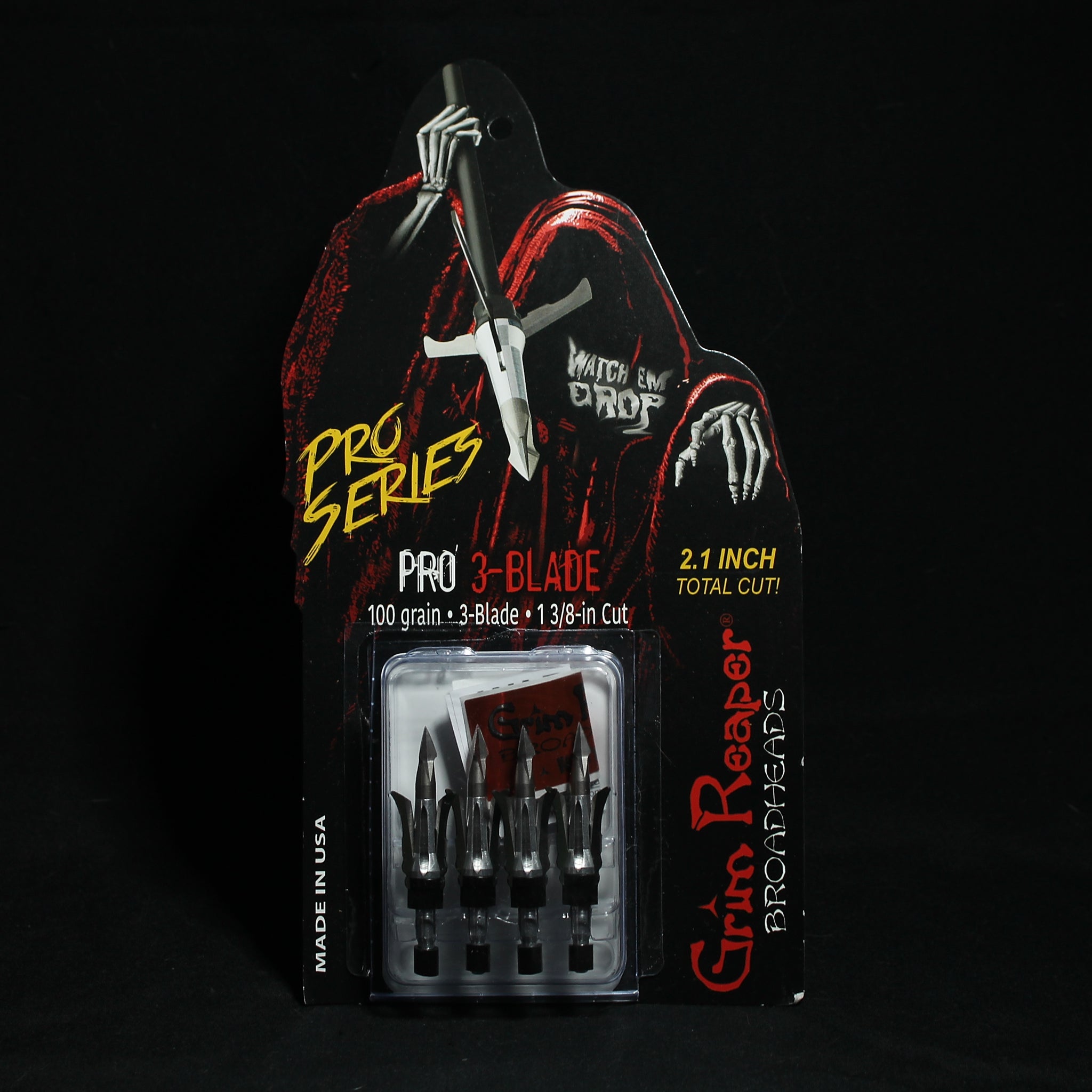 Grim Reaper Pro 3-Blade Mechanical Broadheads