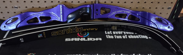 Sanlida Miracle X9 68" RH Recurve Bow Purple w/ 36# Limbs
