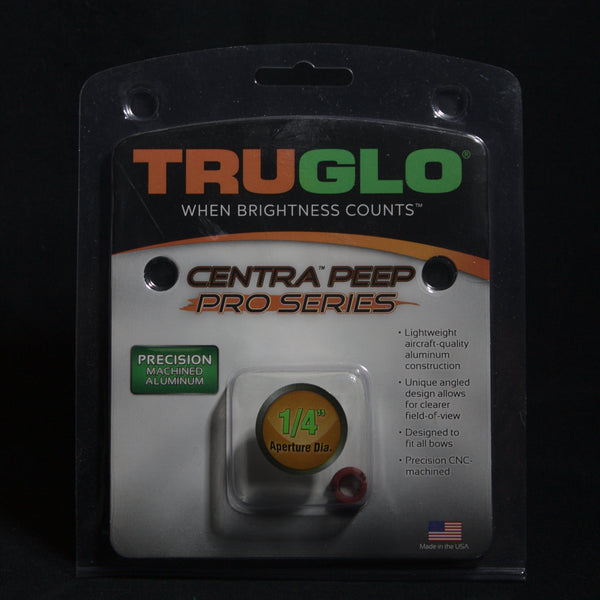 TruGlo Centra Pro 1/4" Peep Sight