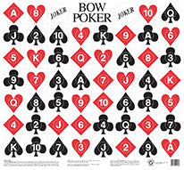 60 CM Bow Poker Paper Target